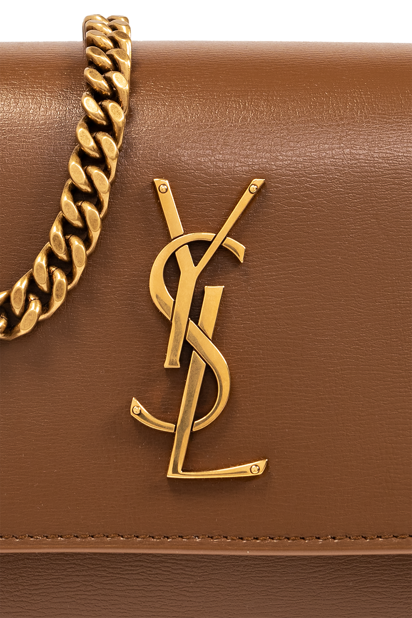 Saint Laurent Downtown Mini Bag - Brown 'Sunset Medium